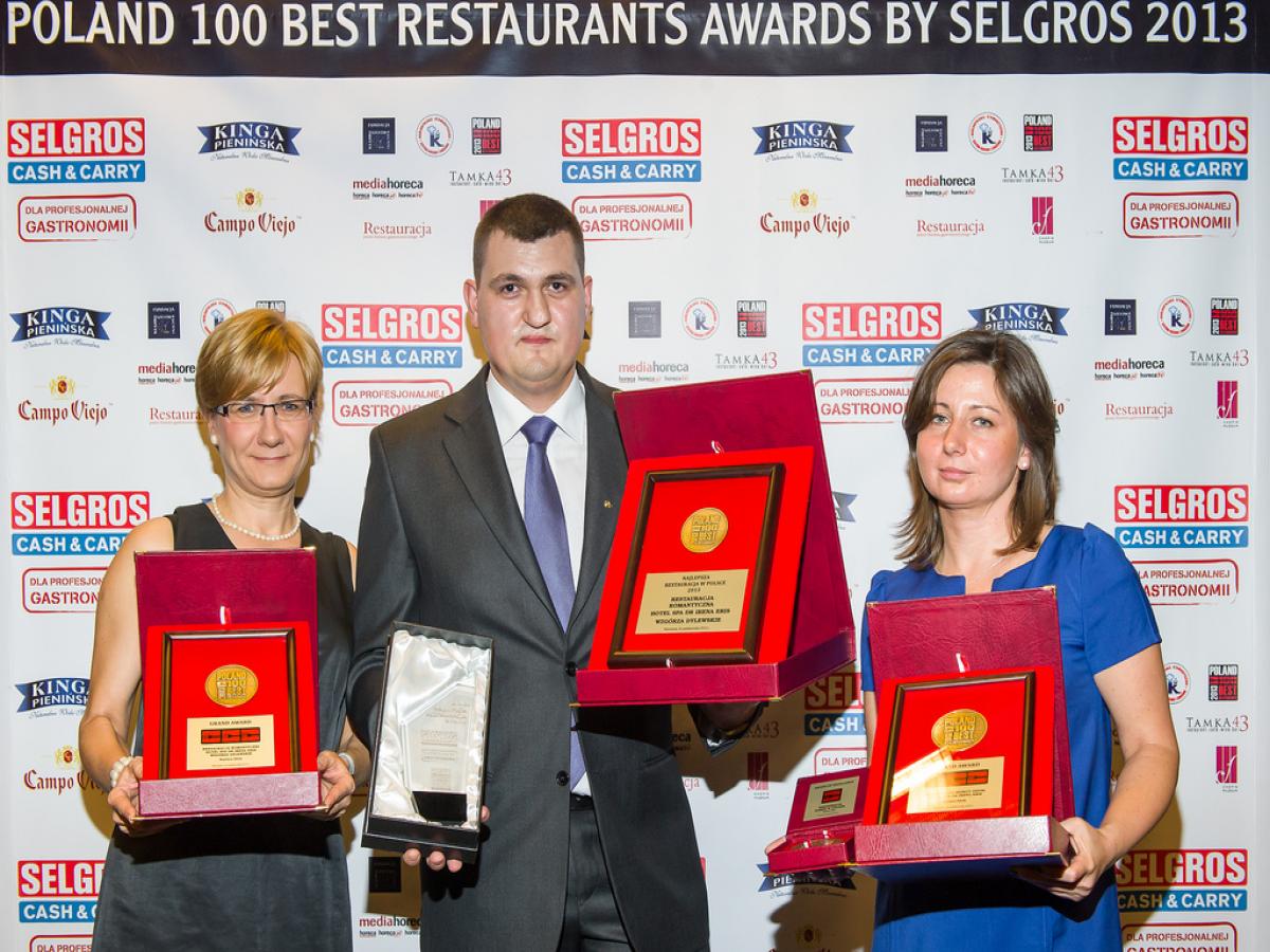 RESTAURACJA ROMANTYCZNA HOTEL SPA DR IRENA ERIS WZGÓRZA DYLEWSKIE NAJLEPSZĄ RESTAURACJA W POLSCE W 2013 ROKU