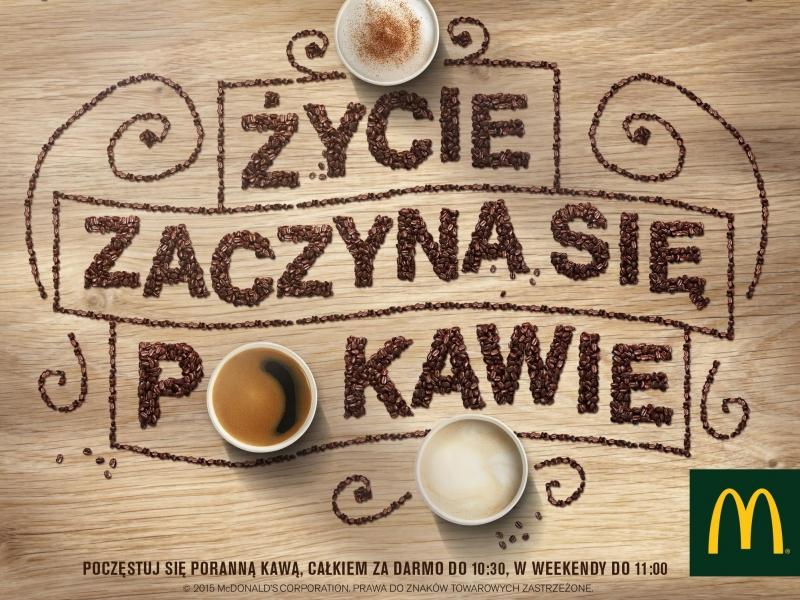 McDonald’s po raz kolejny częstuje poranną kawą za darmo!