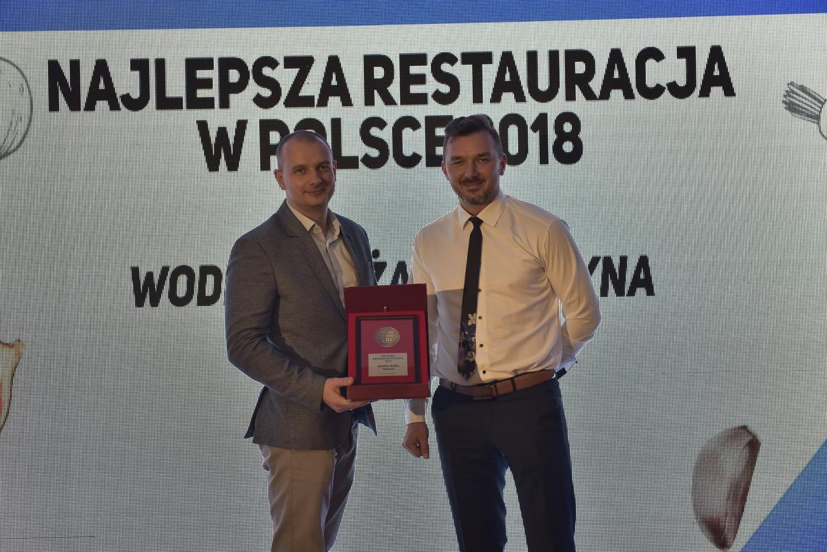 WODNA WIEŻA NAJLEPSZĄ RESTAURACJĄ W POLSCE W 2018 ROKU